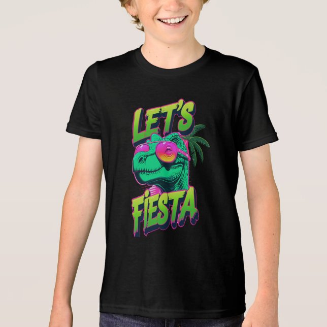 🦖 Dino Fiesta Vibes Tee (Frente)