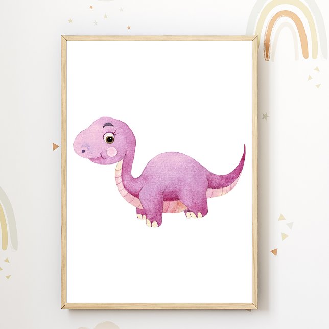 Dino Nursery Poster Dinossaur Kids Room Decor (Criador carregado)