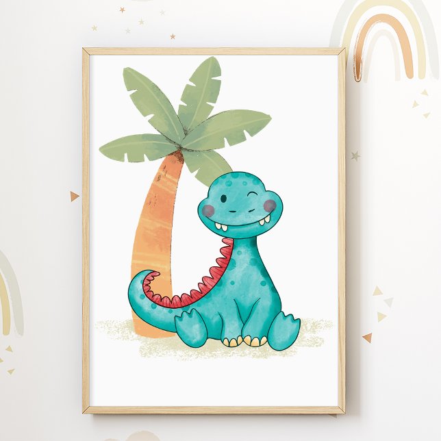Dino Nursery Poster Dinossauros Kids Room Impressã (Criador carregado)