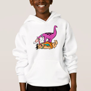 Dino que lambe o Flintstone de Fred