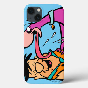 Dino que lambe o Flintstone de Fred