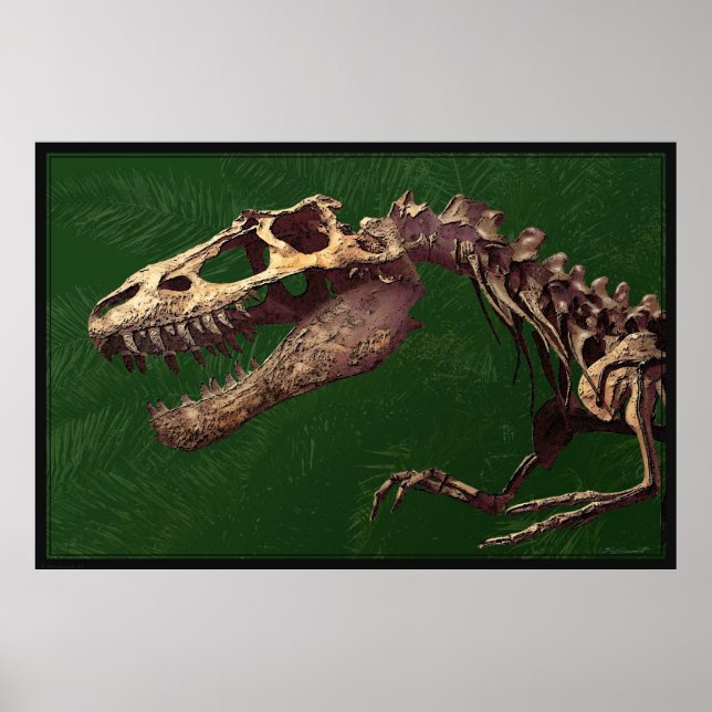 Dino T Rex Poster -60x40 -other sizes available (Frente)