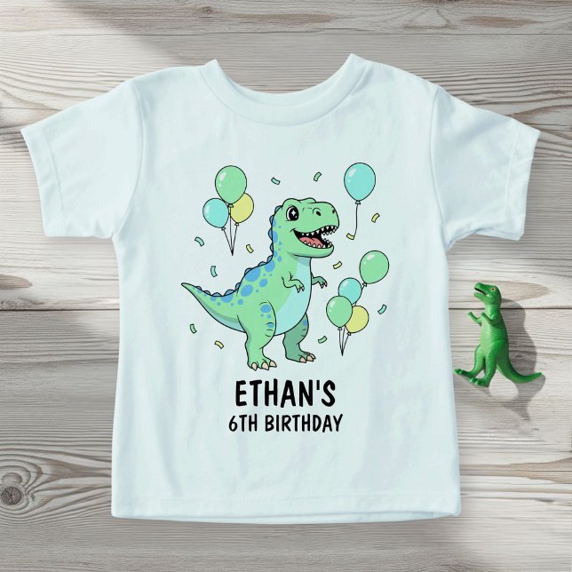 Dinosaur Birthday T-Shirt: Your Child's Custom  (Criador carregado)
