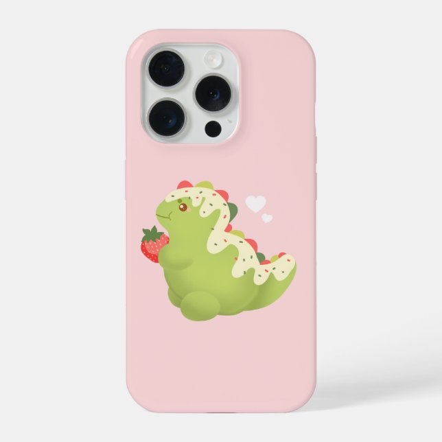 Dinosaur de Matcha de Morango  (Verso)