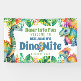 Dinossaur Birthday Dino-mite Partido Tropical de B