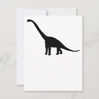 Dinossaur Brontosaurus Silhouette