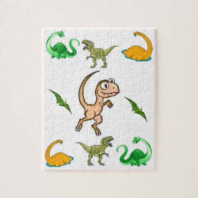 Dinossaur Jigsee Quebra-cabeça (Vertical)
