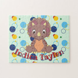 Dinossaur Jigsee Quebra-cabeça Kids Nome Jogo Apre