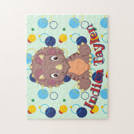 Dinossaur Jigsee Quebra-cabeça Kids Nome Jogo Apre