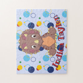 Dinossaur Jigsee Quebra-cabeça Kids Nome Jogo Apre