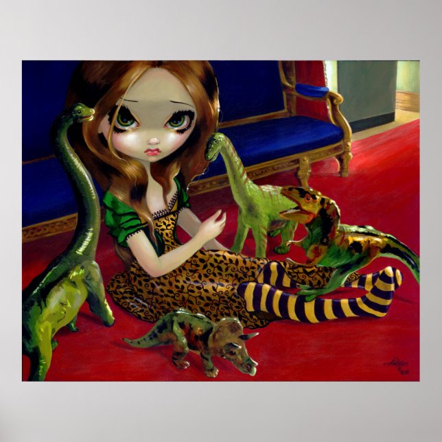 Dinossauro Amigos 3 IMPRESSÃO de fantasia de ART g (Frente)