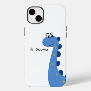Dinossauro Azul Fofo - Nome Personalizado Sophia
