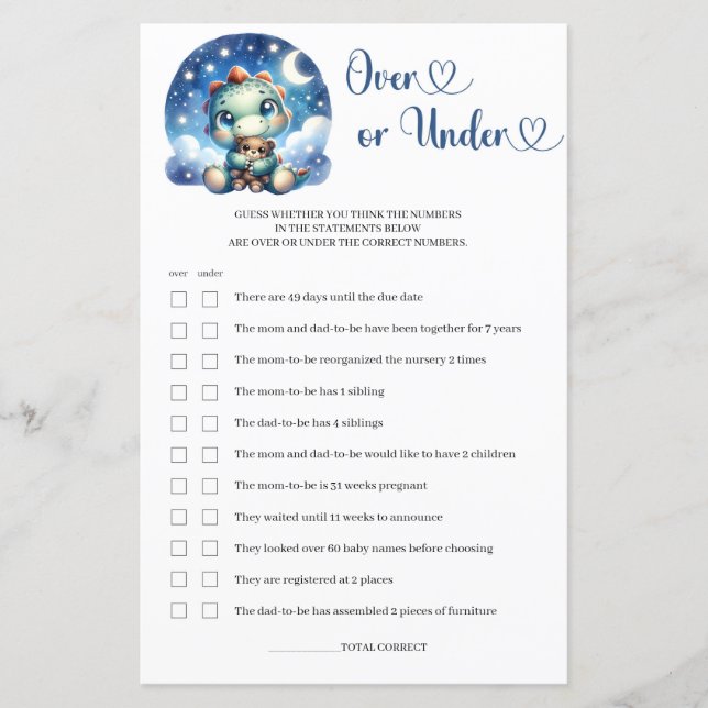 Dinossauro bonito abraçando ursinho de pelúcia sob (Frente)