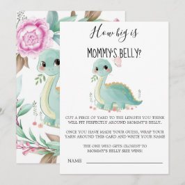 Dinossauro Bonito Como é Grande o Cartões de Barri