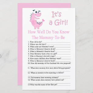 Dinossauro Como você conhece bem o jogo do chá de 