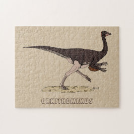 Dinossauro Cretáceo Ornithomimus Quebra-cabeça