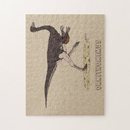 Dinossauro Cretáceo Ornithomimus Quebra-cabeça