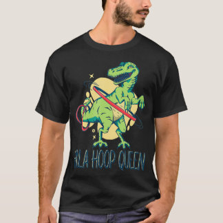 Dinossauro Dançante Hula Hoop Dinossauro Camisa T-