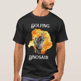 Dinossauro de Golfe - Camisa de Golfe