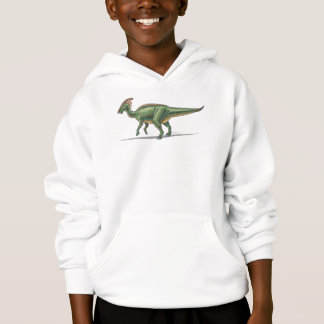 Dinossauro de Parasaurolophus do Hoodie dos miúdos