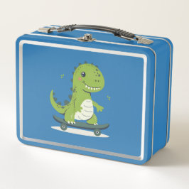 Dinossauro de Skateboard Divertido