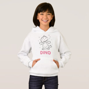 Dinossauro - Desenho de Animal - Preto, Branco e R