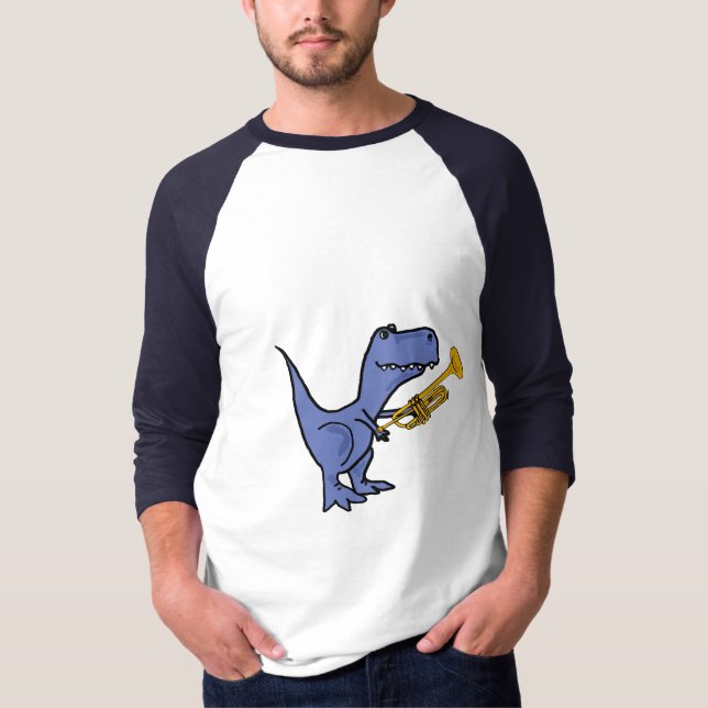 Dinossauro do AW T-Rex que joga a camisa da (Frente)