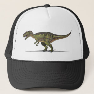 Dinossauro do tiranossauro do boné de beisebol