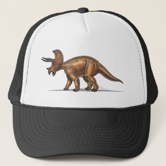 Dinossauro do Triceratops do boné de beisebol