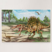 Quebra Cabeça Período Jurássico 1000 Pç Dinossauros G.office