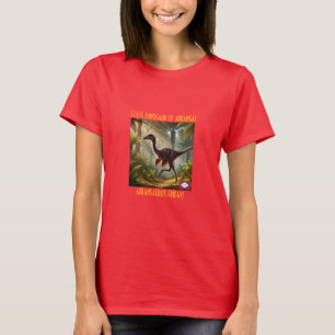 Dinossauro Estatal Da Camisa T Do Arkansas