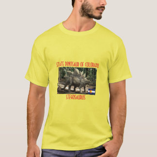 Dinossauro Estatal Da Camisa T Do Colorado