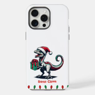 dinossauro fofo em Santa hat Otterbox Case