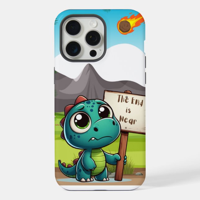 dinossauro fofo, engraçado (Verso)