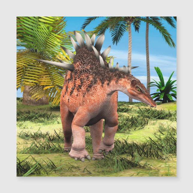 Dinossauro Kentrosaurus (Frente)