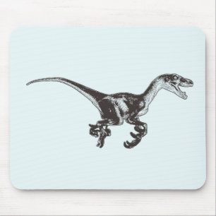 Dinossauro Mousepad do Velociraptor
