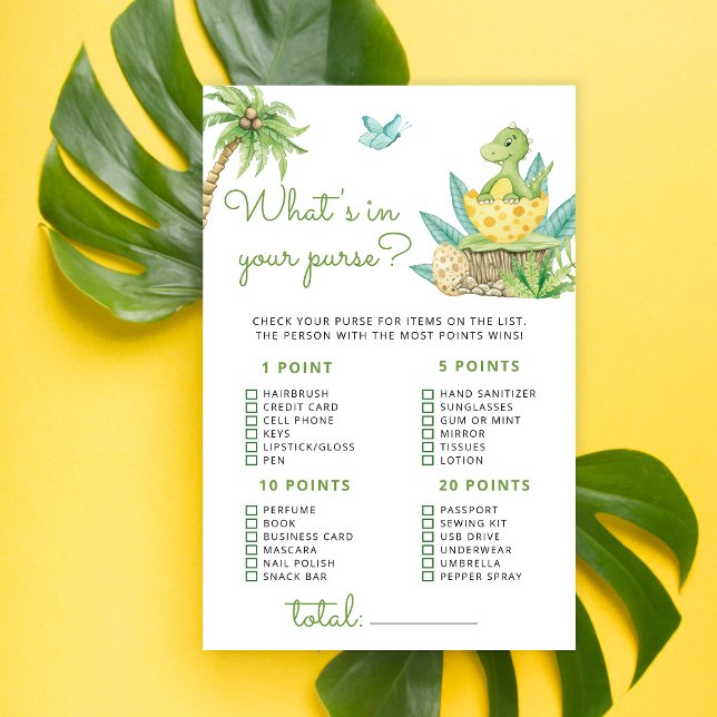 Dinossauro O que há no Jogo do Chá de fraldas da b (Criador carregado)