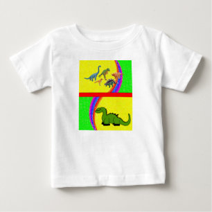 Dinossauro para Camisas de Bebê