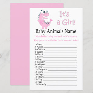 Dinossauro Rosa Dinossauro Bebê Nome Jogo