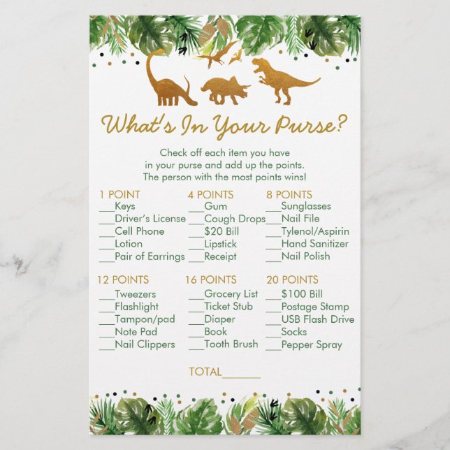 Dinossauro Safari O que há no seu jogo de Chá (Frente)