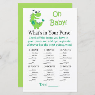 Dinossauro Verde O que há no seu jogo de bolsa