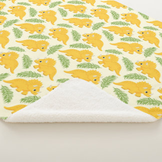 Dinossauros! Cobertor Sherpa