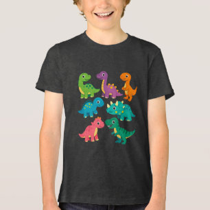 Dinossauros de Cartoon Coloridos Bonitos para Cria
