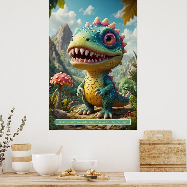 Dinossauros no Espaço: Posters de Coleção de Avent (Cozinha)