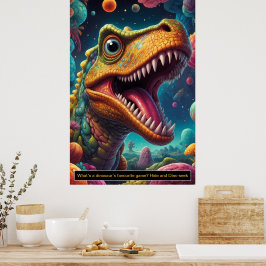 Dinossauros no Espaço: Posters de Coleção de Avent