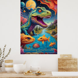 Dinossauros no Espaço: Posters de Coleção de Avent