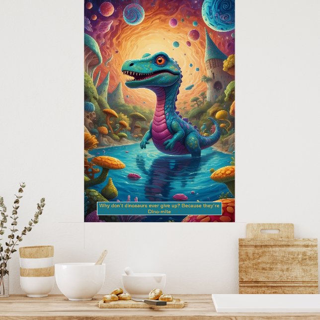 Dinossauros no Espaço: Posters de Coleção de Avent (Cozinha)
