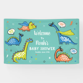 Dinossauros super-heróis engraçados e bonitos em a