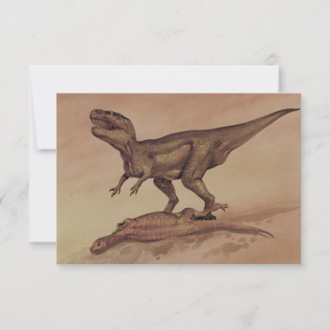 Dinossauros Vintage, Carnivore Giganotosaurus (Frente)