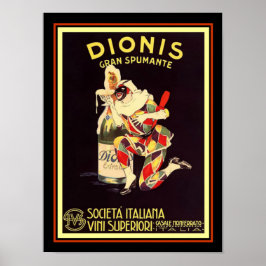 Dionis Gran Spumante Ad Poster 12 x 16
